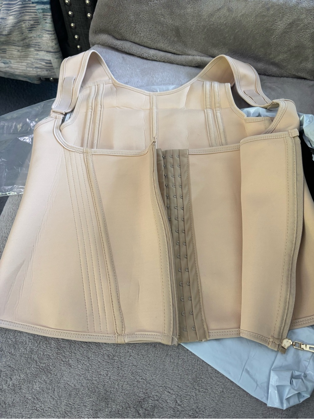 Black Waist Trainer Vest for Women - Shaping Support
